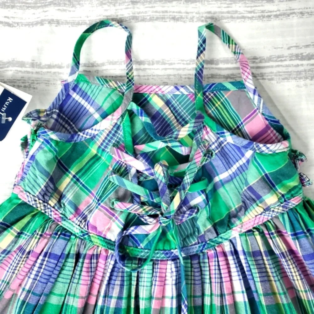 Ralph Lauren Plaid Sundress Blue Label